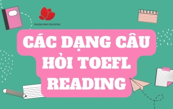 Các dạng câu hỏi trong phần thi TOEFL Reading