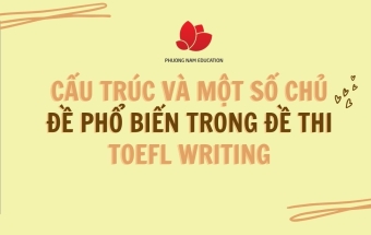 Cấu trúc và một số chủ đề phổ biến trong đề thi TOEFL Writing